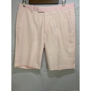 G/Fore G4 Club Golf Shorts Mens Light Pink Flat Front Slash Pocket Outdoor 33